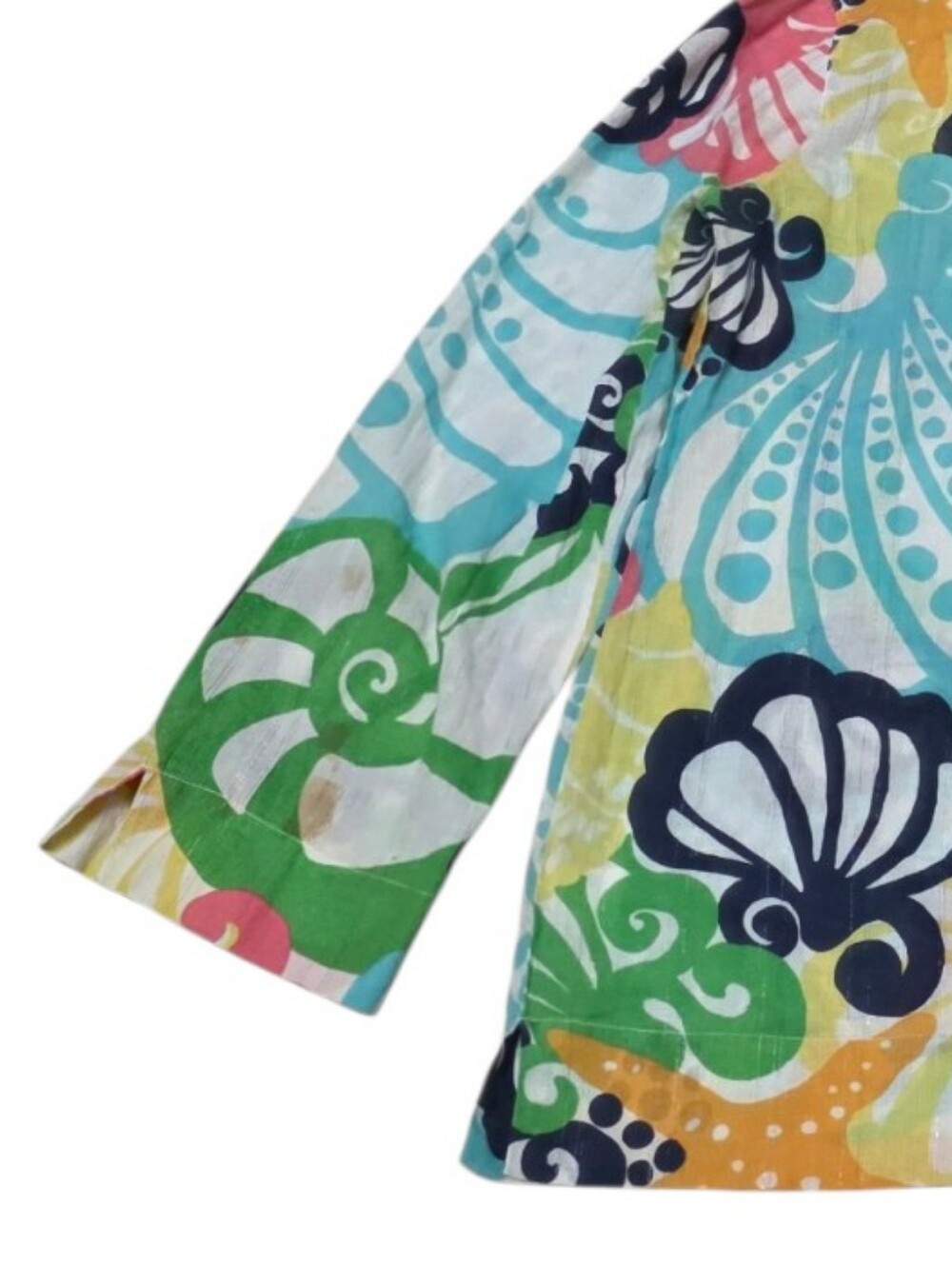 Lilly Pulitzer Thandie Tunic Top In Chiquita Bonita - Picture 6 of 9